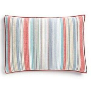 Martha Stewart Collection Great Backyard Yarn dye Sham, Standard